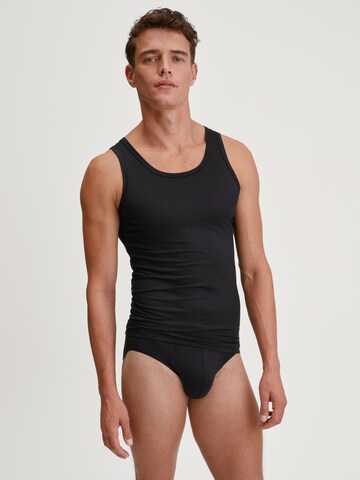CALIDA Undershirt 'Natural Cooling' in Black: front