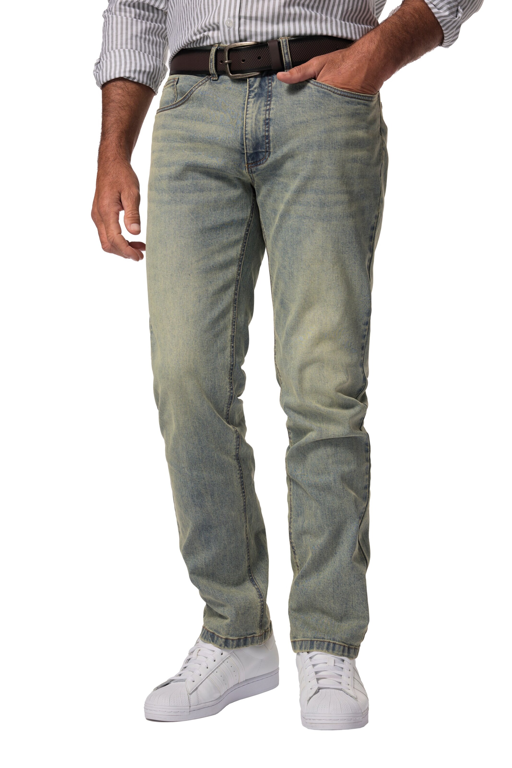 JP1880 Regular Jeans in Blauw: voorkant