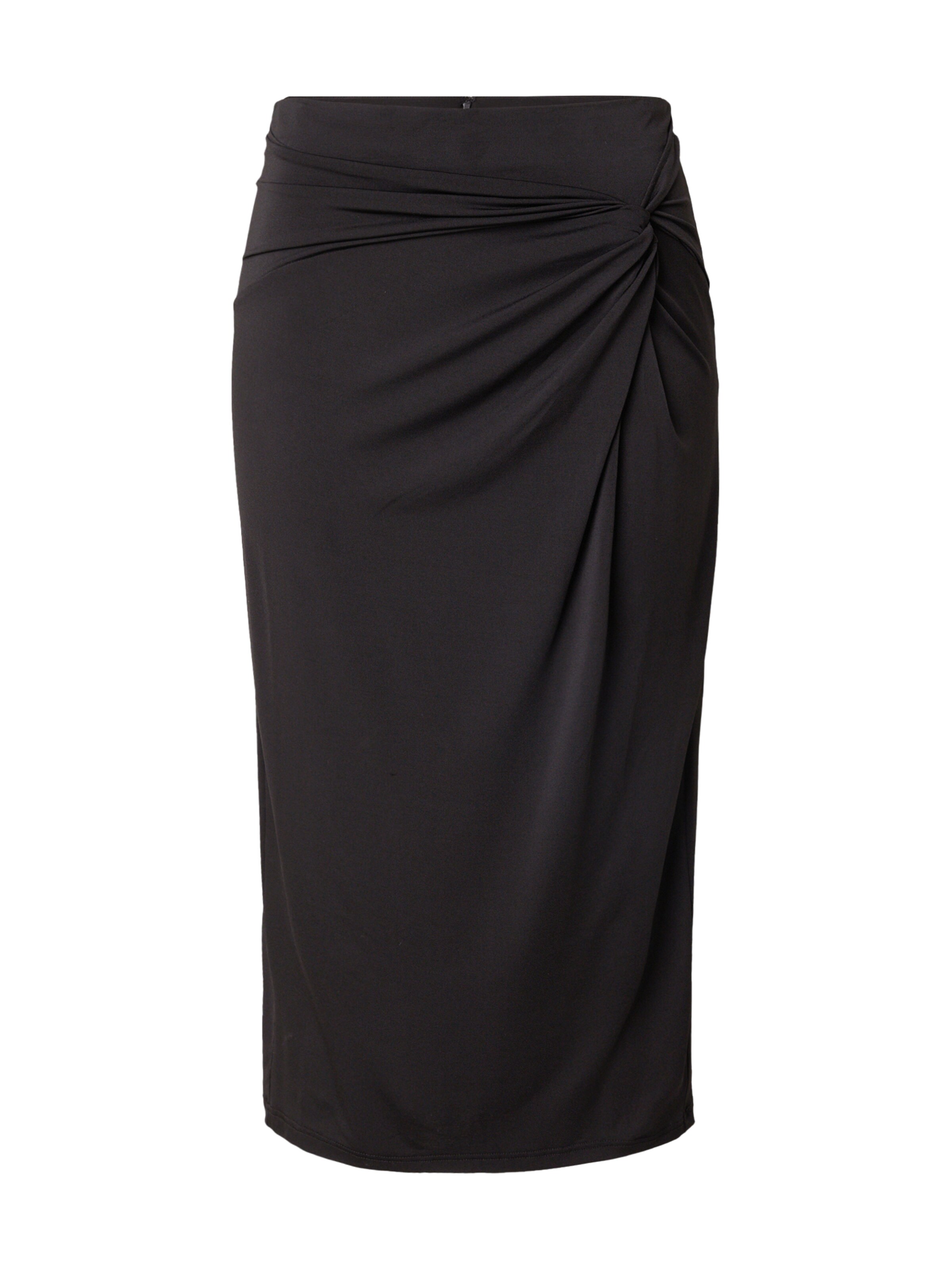 VILA Φούστα 'VIPatrika' σε μαύρο: μπροστά