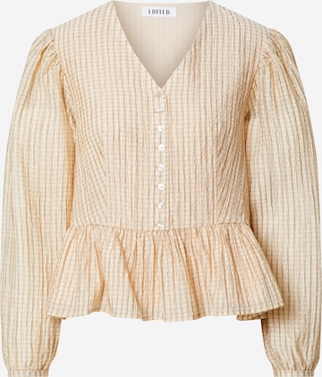 EDITED Blus 'Nia' i beige: framsida