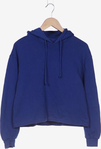 PIECES Sweatshirt & Zip-Up Hoodie in S in Blue: front