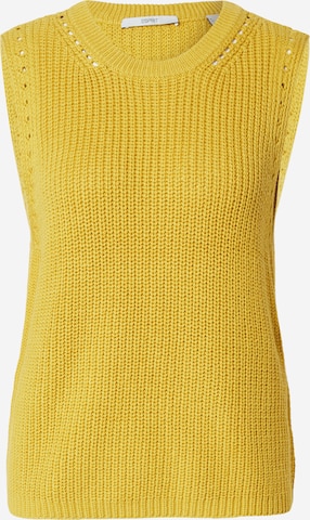ESPRIT Sweter w kolorze żółty: przód