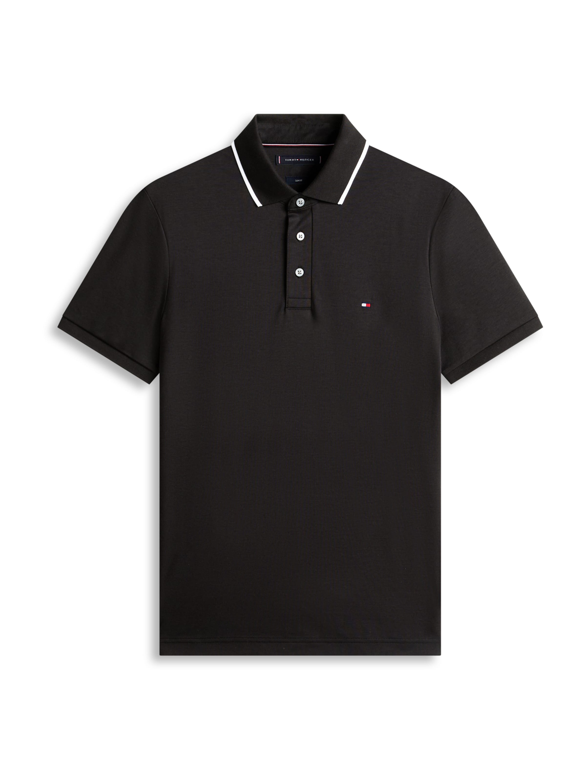 TOMMY HILFIGER - Camiseta en negro: frente