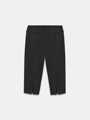 Dilvin Slim fit Pleated Pants in Black