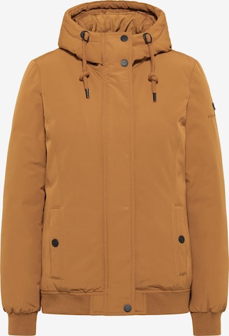 DreiMaster Klassik Winter jacket in Brown: front