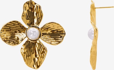 Heideman Earrings 'Pius ' in Gold / Pearl white, Item view