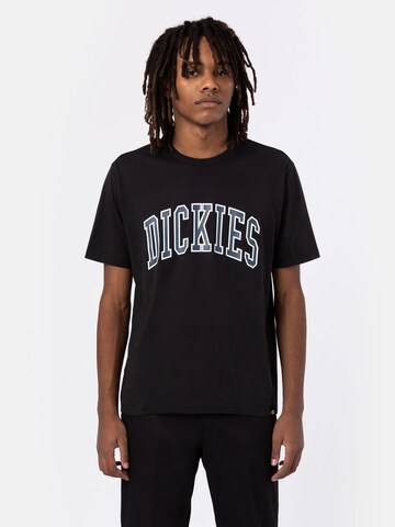 DICKIES Μπλουζάκι 'AITKIN' σε μαύρο: μπροστά