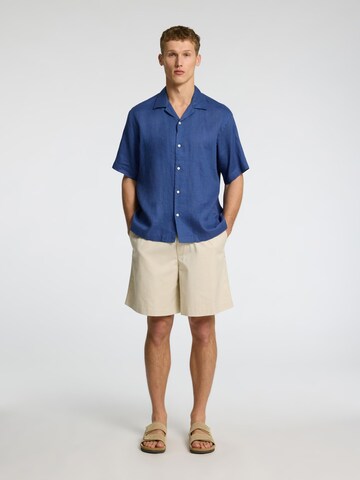 SELECTED HOMME Regular fit Overhemd in Blauw