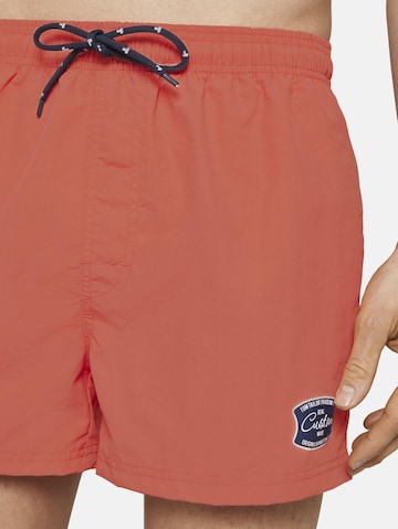 TOM TAILOR Badeshorts in Orange