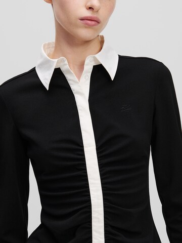 Camicia da donna di Karl Lagerfeld in nero