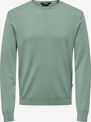 Only & Sons Trui 'ONSWYLER' in Groen: voorkant