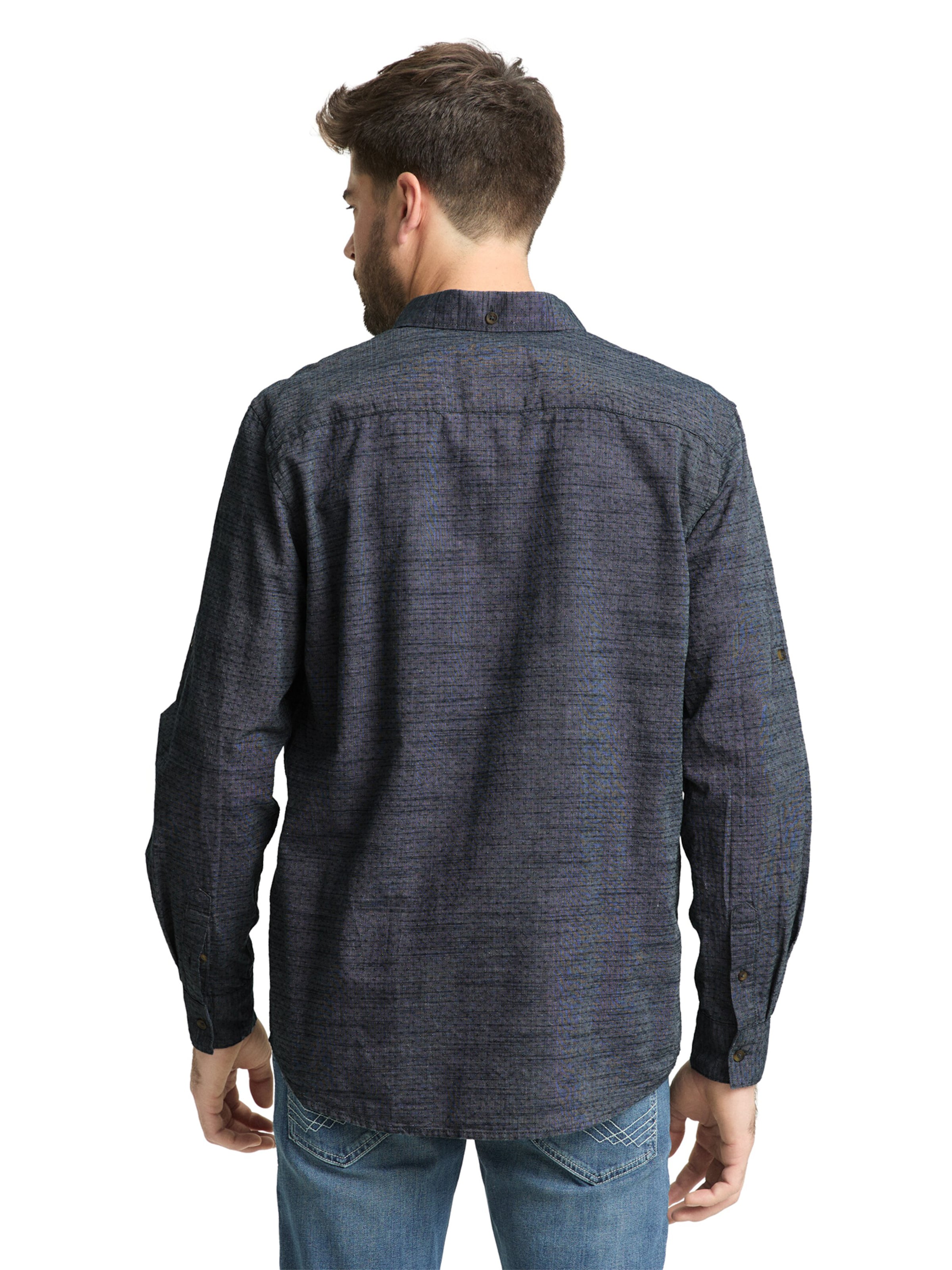 TOM TAILOR Rovný strih Košeľa - Modrá