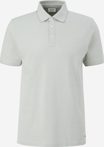 s.Oliver BLACK LABEL Poloshirt in Grün: predná strana