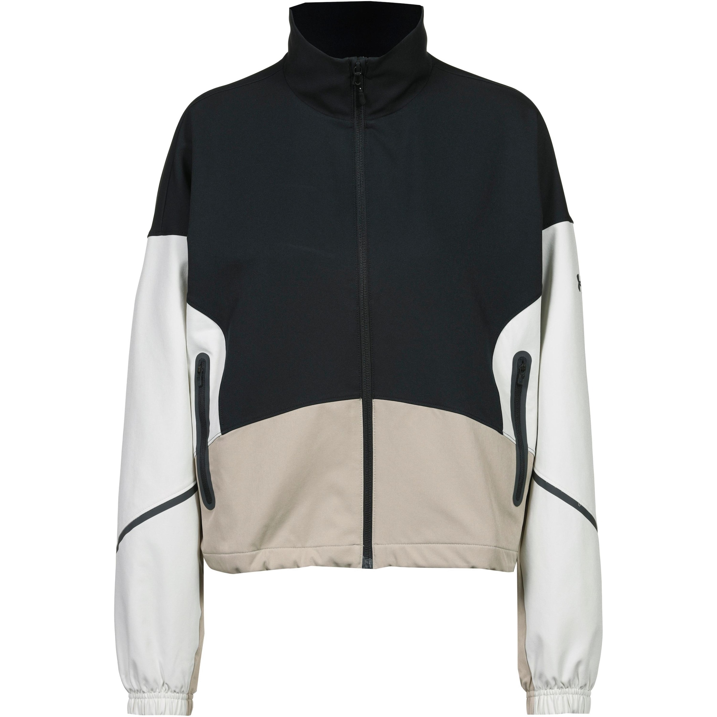 UNDER ARMOUR Sportjacke 'Unstoppable' in Schwarz: Vorderseite