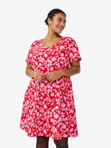 ZizziLjetna haljina 'Jeasy' - crvena boja: prednji dio