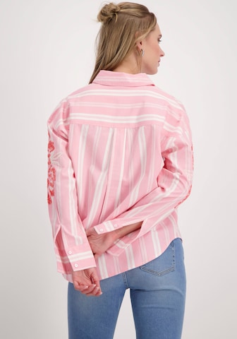 Camicia da donna di monari in rosa