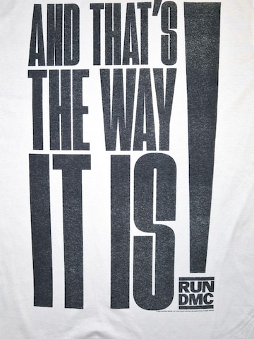 Rockshirts - Camiseta 'RUN DMC Just a Way It Is T-Shirt' en blanco