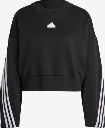 Sweat de sport 'Future Icons 3-Stripes' ADIDAS SPORTSWEAR en noir : devant