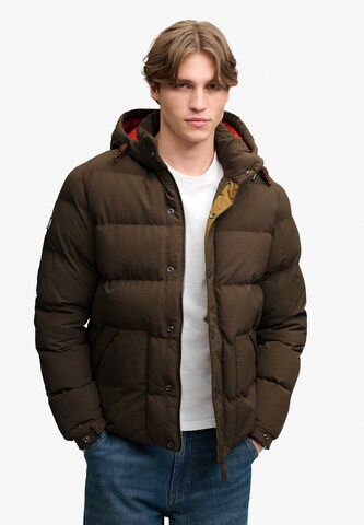 Giacca invernale 'EVEREST' di Superdry & Co in verde: frontale
