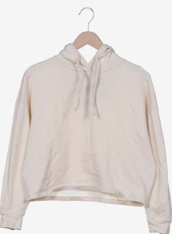 ONLY Sweatshirt & Zip-Up Hoodie in M in Beige: front