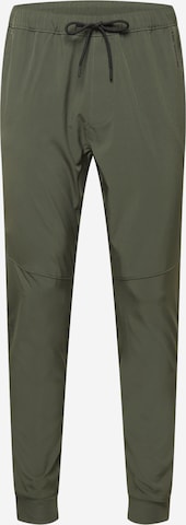 HOLLISTER Regular Trousers in Green: front