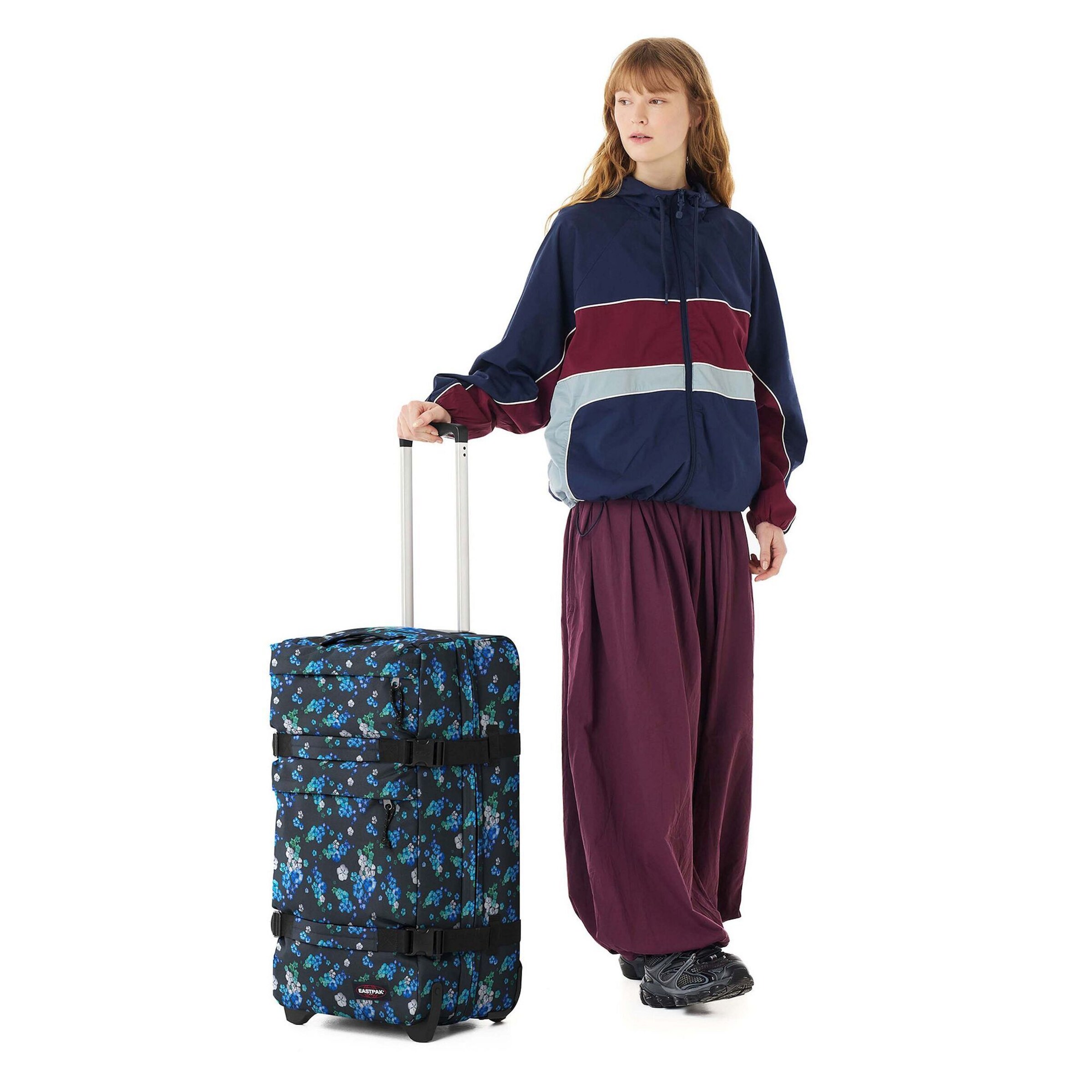 EASTPAK Trolley 'Transit'R' in Blauw: voorkant