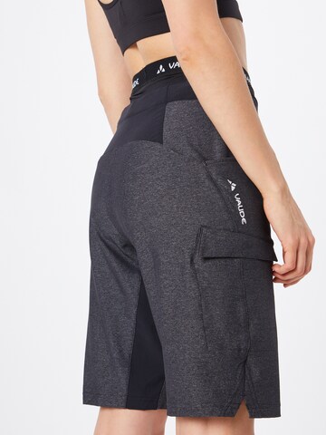 VAUDE Regular Workout Pants 'Tremalzo' in Black