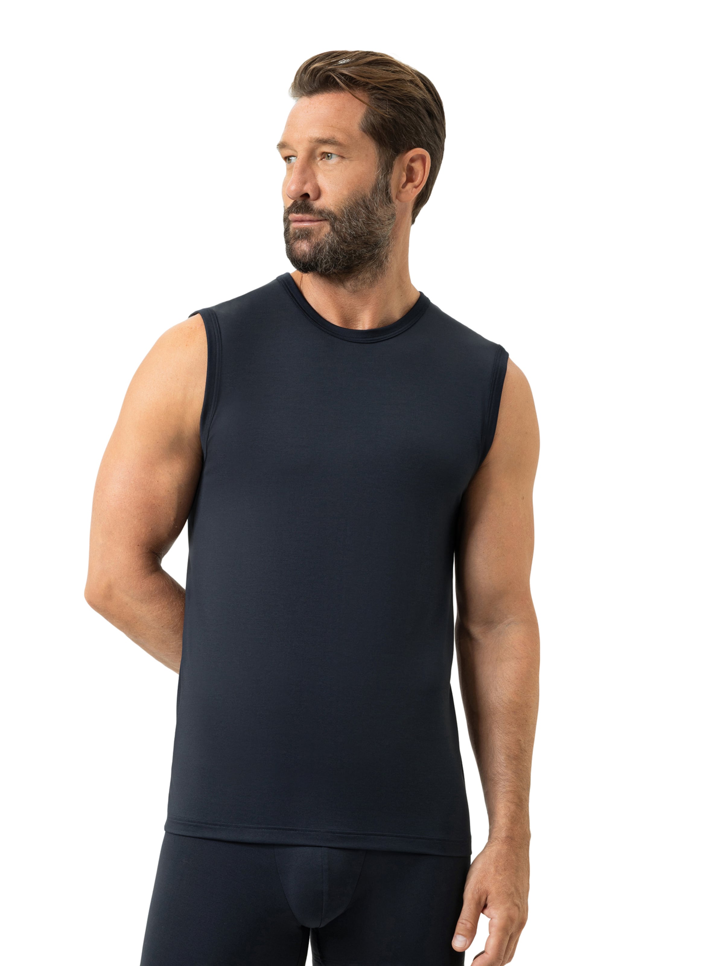 Mey Unterhemd 'Iconic Modal' in Blau: Vorderseite