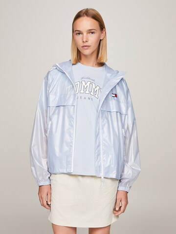 Tommy Jeans Athletic Jacket in Blue: front