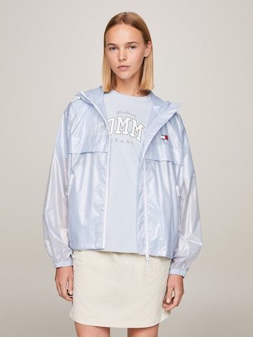 Tommy Jeans Athletic Jacket in Blue: front