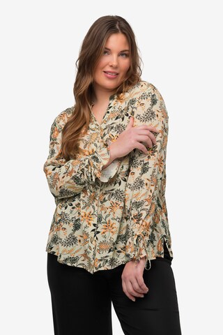 Ulla Popken Blouse in Beige: voorkant