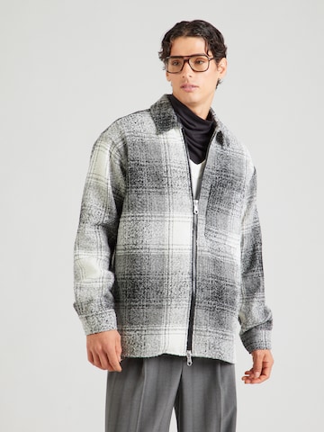JACK & JONES - Chaqueta de entretiempo en gris: frente