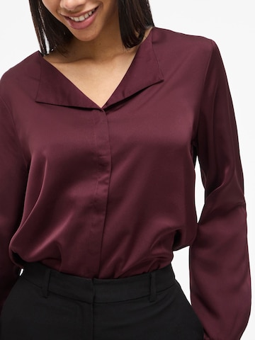 Chemisier 'ELLETTE' VILA en rouge