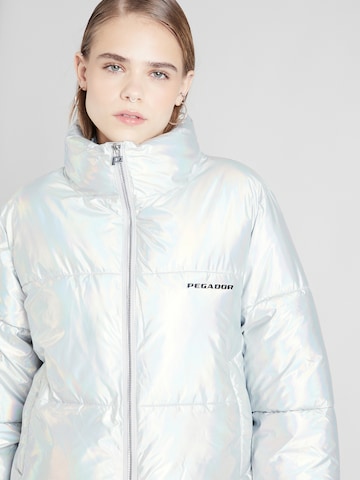 Pegador Between-Season Jacket 'SUGAR FUTURE PUFFER JACKET CHROME' in Silver