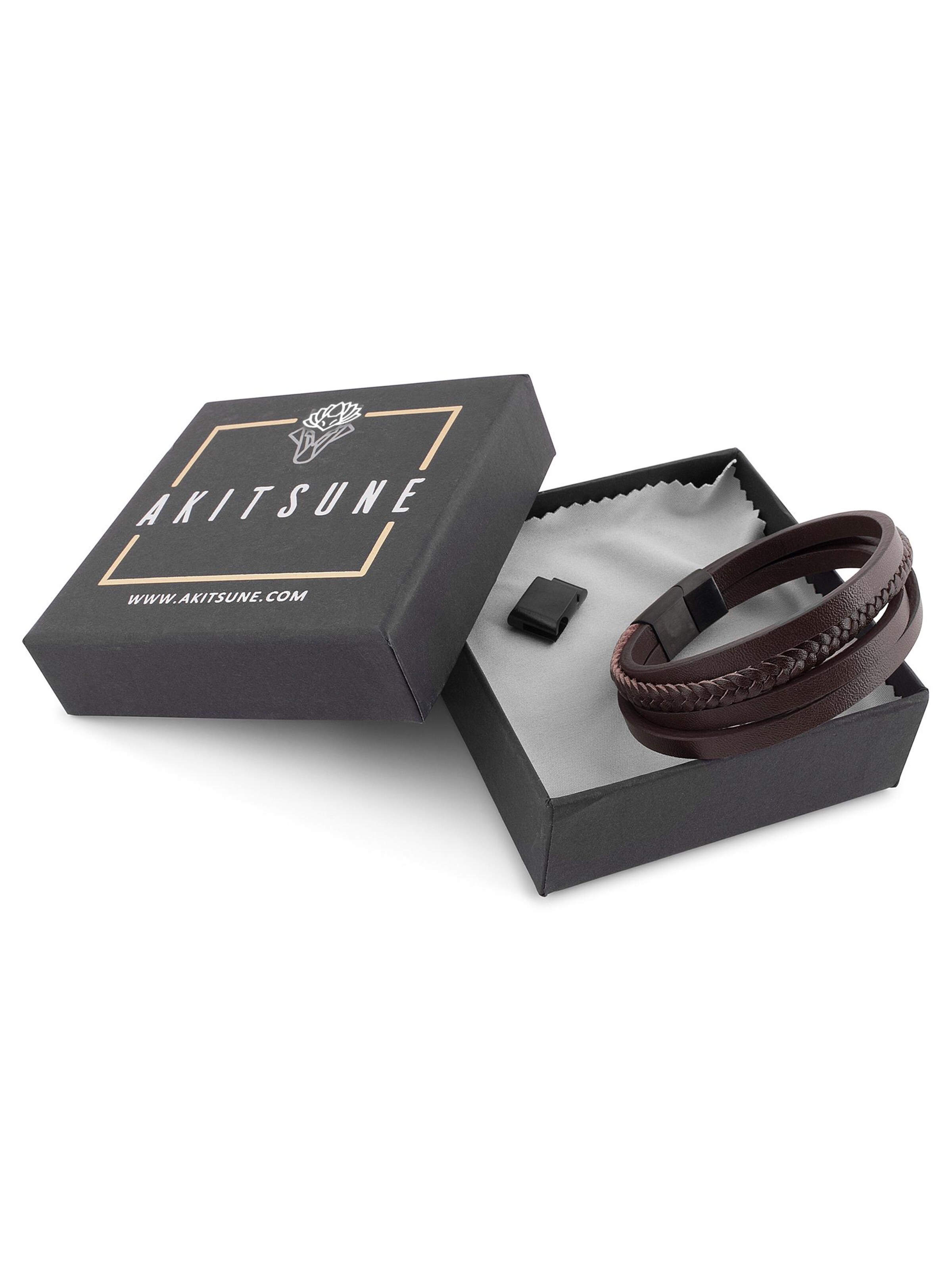 Akitsune Bracelet 'Pathfinder' in Brown