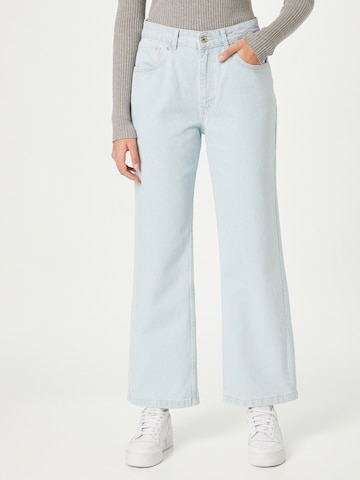 The Ragged Priest Wide leg Jeans in Blue: front