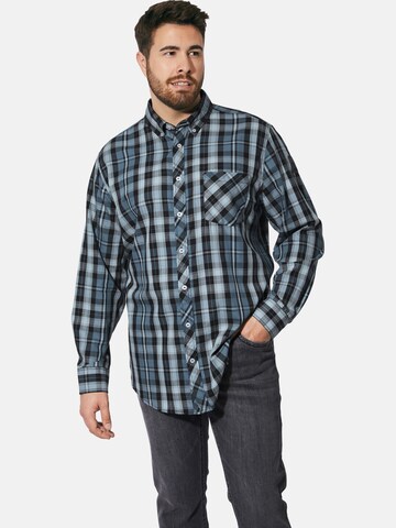 Charles Colby Comfort Fit Hemd 'Duke Peregrine' in Blau