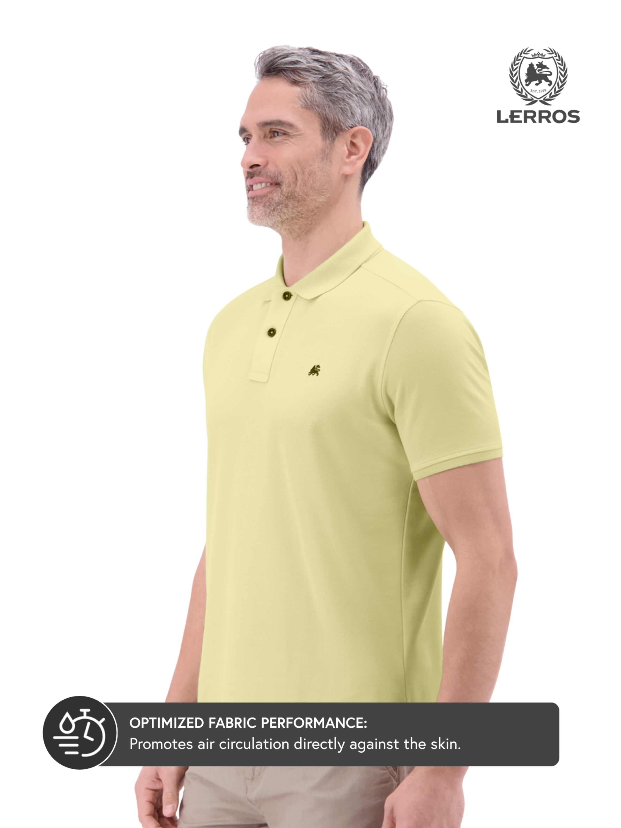 LERROS Shirt in Yellow