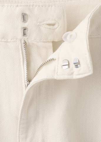 MANGO Tapered Jeans 'Souffle' in Beige