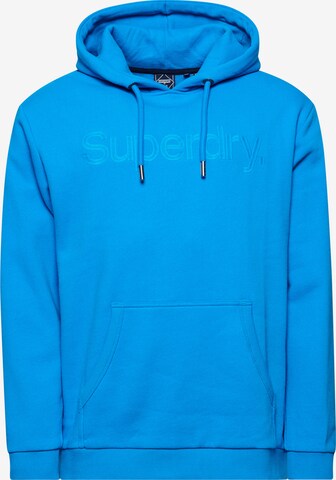 Sweat-shirt Superdry en bleu : devant