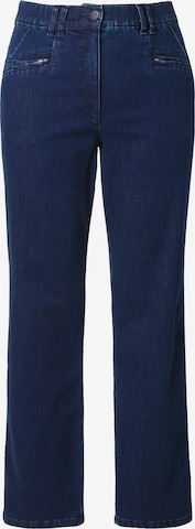 Ulla Popken Regular Jeans in Blau: Vorderseite