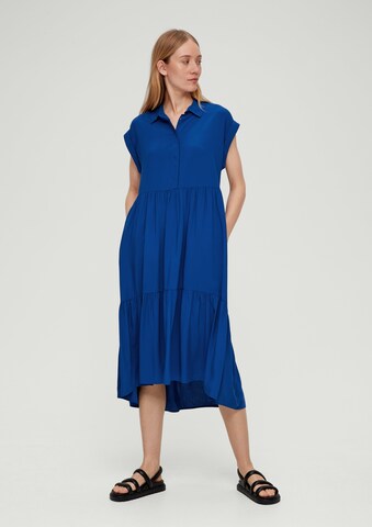 s.Oliver Shirt Dress in Blue: front