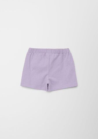 Regular Pantalon s.Oliver en violet : derrière