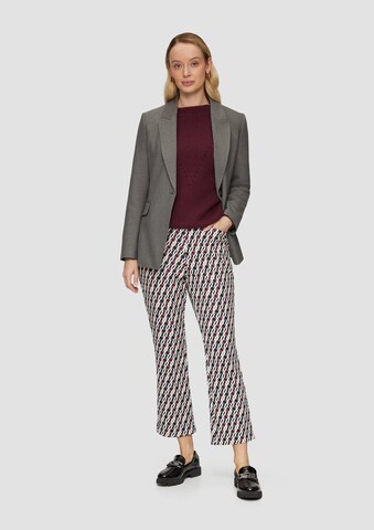 s.Oliver BLACK LABEL Flared Trousers in Mixed colours