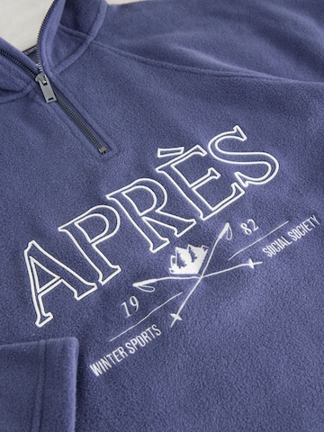 Next Fleecejacka i blå