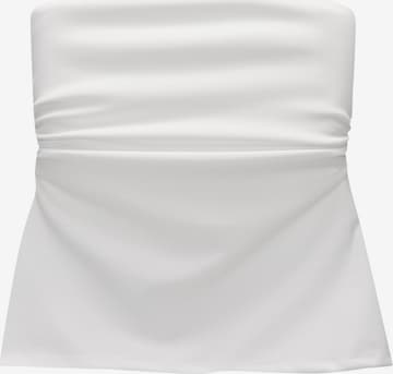 Pull&Bear Top | bela barva: sprednja stran