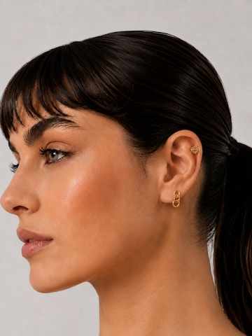 RteRme Earrings 'Bow and Rope Knot  Earring Set Gold' in Gold: front