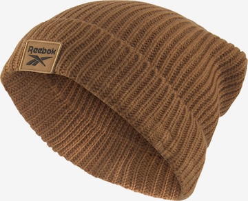 Bonnet Reebok en marron : devant