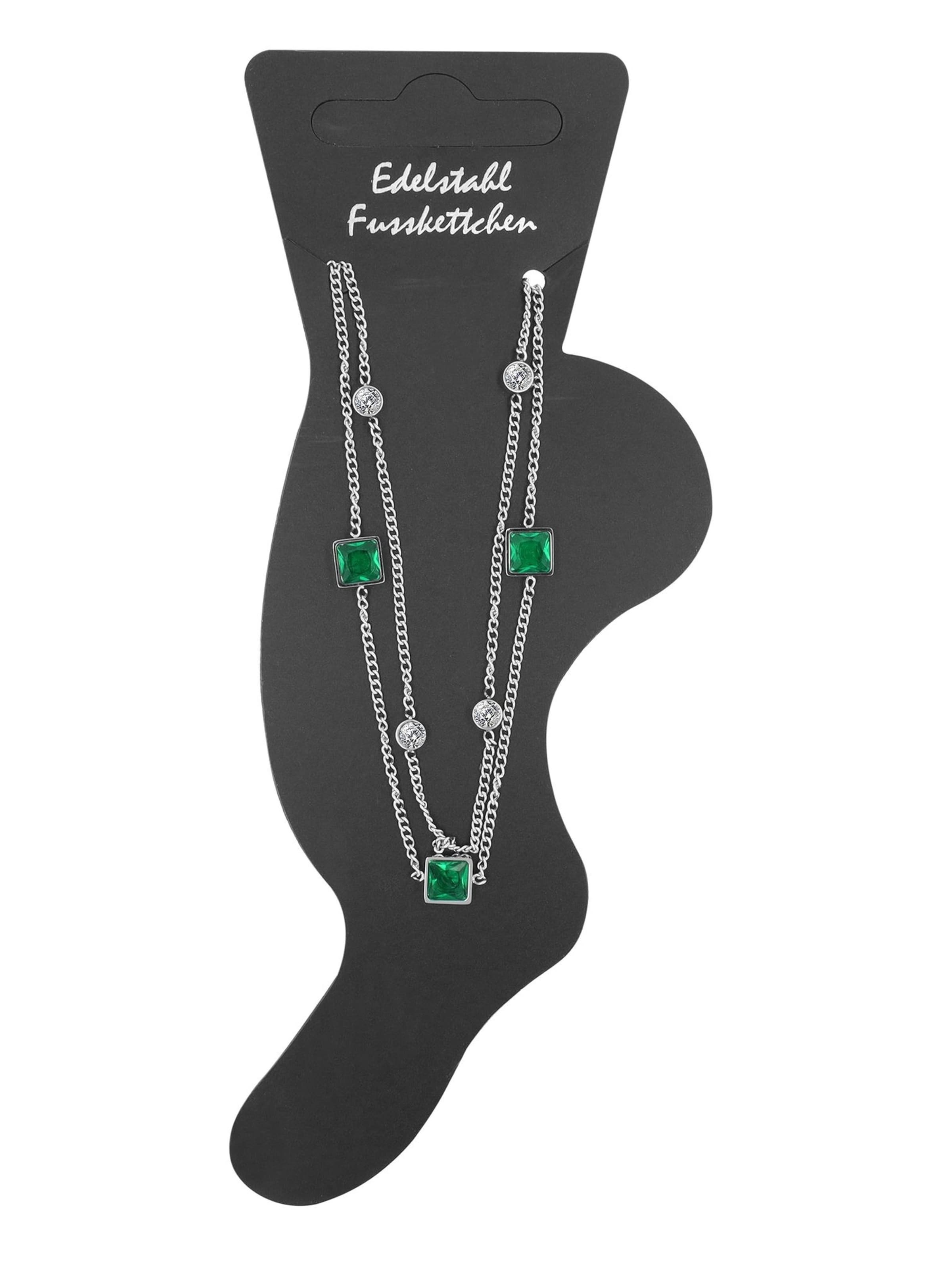 Akzent Fußschmuck 'Allara, langlebig'‌‌‌‌‌‌‌‌ in Silber