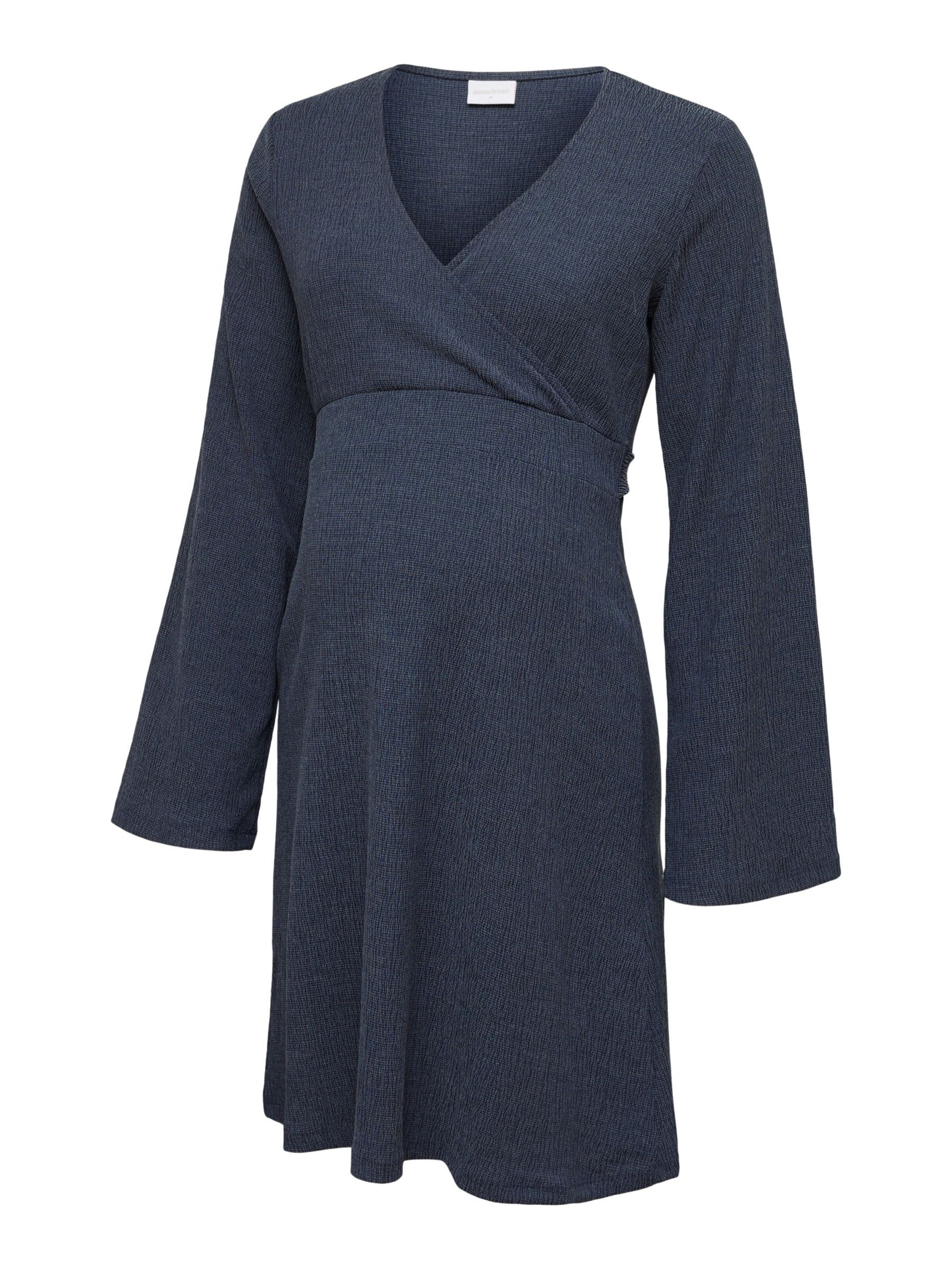Robe 'FENIA' MAMALICIOUS en bleu : devant